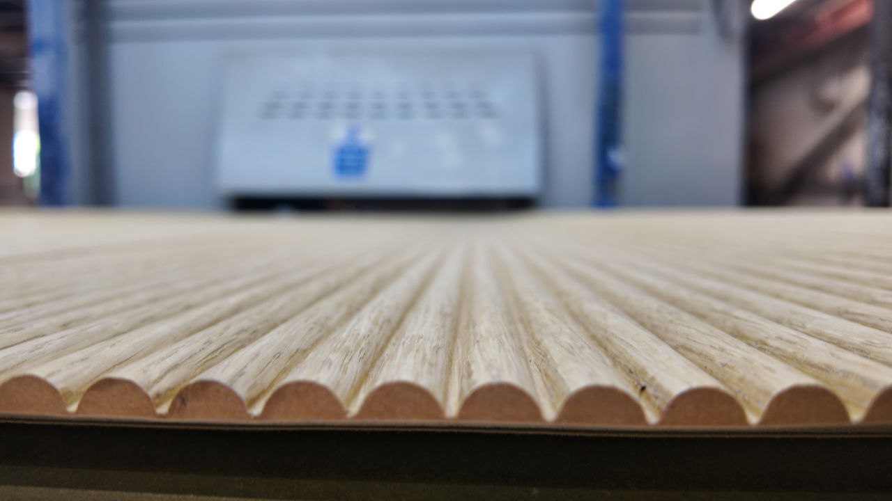 Sforzando Swells - 14mm Ribbed Real Wood Veneered Panels 5mm + Base panel Sforzando Swells - 14mm Ribbed Real Wood Veneered Panels 5mm + Base panel
